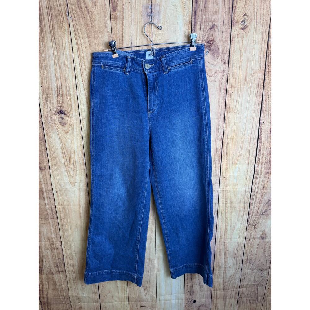 GAP Wide Legged Denim Jeans Ankle Length Women's Size 4/27 - Picture 5 of 7